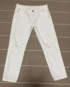 ZARA BASIC DENIM ダメージ・ホワイトデニム size 38