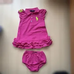 Ralph Lauren ピンクポロシャツ 12M セット