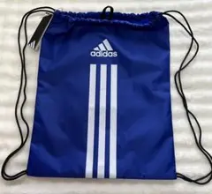 新品未使用adidas ジムサック軽量・速乾 ブルーのサムネイル