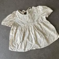 テータテート 花柄 ブラウス バルーンスリーブ 韓国服 110