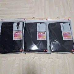 ユニクロ　ヒートテック　黒　M　3枚セット