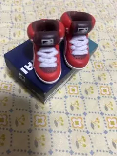 レッド　スニーカー　キーホルダー　スプラトゥーン