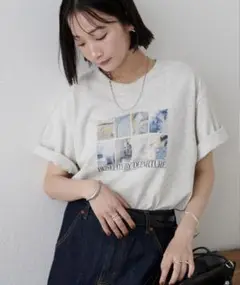 DISCOAT ユニセックス プリントTシャツ