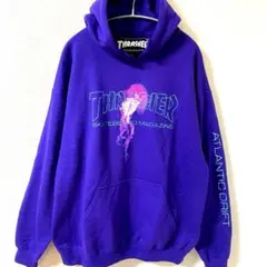 スケボー Alltimers フーディ パーカー hoodie エンジ - メルカリ