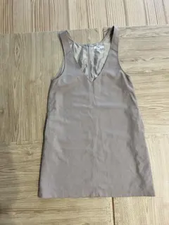 NATURAL BEAUTY BASIC ノースリーブワンピース M ベージュ