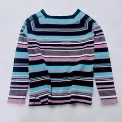 シンプリシテ SIMPLICITE ボーダー リブニット カットソー レディース