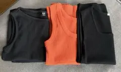 UNIQLO GU タンクトップ 3枚セット Sサイズのサムネイル