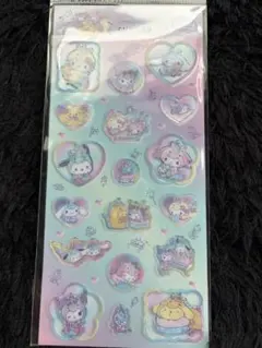 サンリオ すりガラス風シール MIXユニコーン キティ マイメロ ポチャッコ