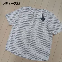 【即購入◎】　AOKI　半袖　シャツ　ブラウス　白　ホワイト　Mサイズ