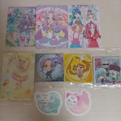 プリキュア　ウエハース　カードグミ　カードガム　ダイカットステッカー