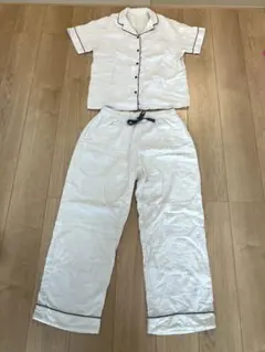 【美品】GU オーガニックコットンパジャマ　半袖ズボンセット　サイズL