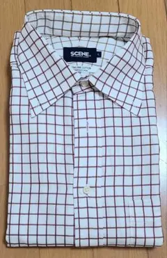 SCENE チェック柄 長袖シャツ Lサイズ