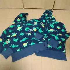 フリースパーカー　おそろい 100 120