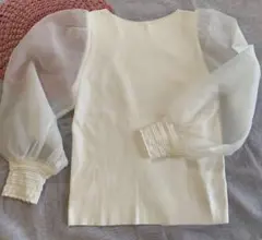 STRAWBERRY FIELDS シースルー ニット カットソー