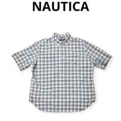 《ビッグサイズ》NAUTICA 半袖チェックシャツ　XXLのサムネイル