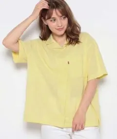 LEVI'S　リーバイス 麻　リネン混　オーバーシャツ　ヴィンテージ風　ゆったりのサムネイル