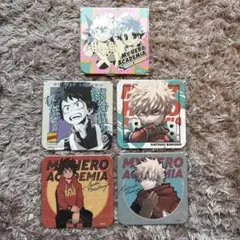 僕のヒーローアカデミア コースター 5枚セット 爆豪勝己 緑谷出久