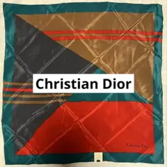 Christian Dior 大判 スカーフ シルク100%
