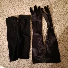 JLL ブラック ロンググローブ 2点セット