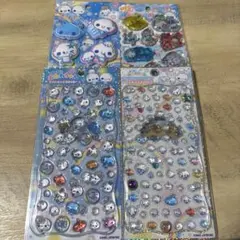 【即購入可⭕️】ぷくぷくあわわちゃん　シール　4枚　まとめ売り