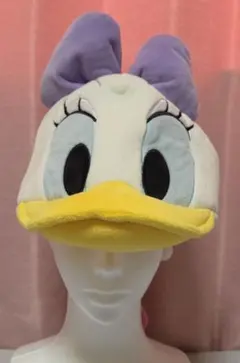 ディズニー デイジー ファンキャップ 被り物 帽子 体付き