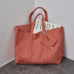 L.L.Bean for SALON 別注グローサリー・トート＆チャームポーチ