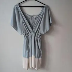 美品 BORNY ボルニー カシュクール ワンピース ミントグリーン パーティーのサムネイル