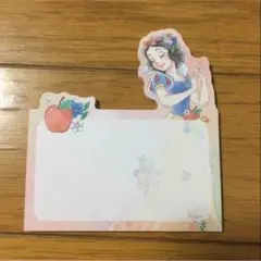 ディズニー メモ帳 白雪姫 プリンセス メモパッド 便せん