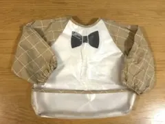 ベルメゾン　幼児用チェック柄お食事エプロン