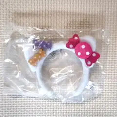 サンリオ　シークレット　ミニカチューシャ　ハロウィン　ハローキティ　ホワイト