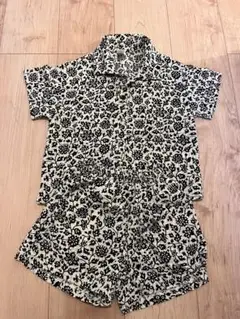 花柄シャツとショートパンツセット 100cm