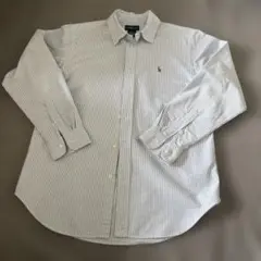 Ralph Laurenラルフローレン　ストライプ シャツ　オックスフォードSM