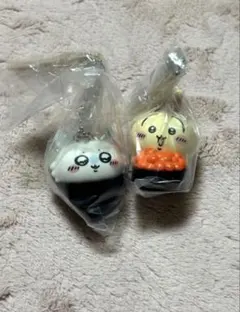 ちいかわ寿司 フィギュアキーホルダー うさぎ いくら　モモンガ　ネギトロ