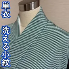 KA3169 単衣 洗える着物 身丈151cm 小紋 化繊 トールサイズ