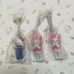 サンリオ ミニチュアチャーム～ライブキャラクター～ キティ・マイメロディ2個