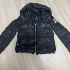 迷彩 ダウンジャケット