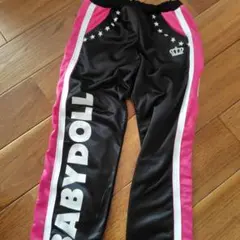 BABYDOLL ジャージ 120 ブラック/ピンク