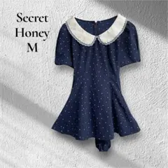 【Secret Honey】【M 2】ドット柄　腰紐　バックリボン　可愛いのサムネイル