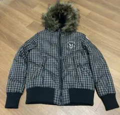 y2k ファー付きダウンジャケット