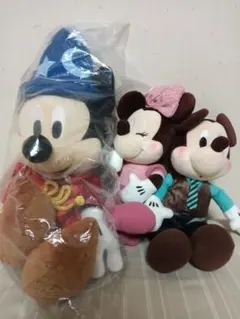 ミッキー ミニー ぬいぐるみセット　一番くじ　ラストワン　85周年　ディズニー