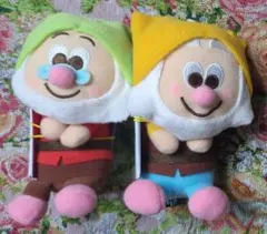 ディズニー 白雪姫＆youマスコット 7人のこびと 2種類セット
