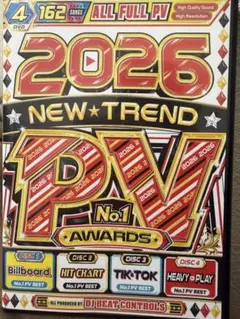 2026 NEW TREND PV AWARDS!4枚組DVD