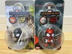 スパイダーマン　ホットトイズ　キーホルダー　2点セットmarvel 限定品のサムネイル