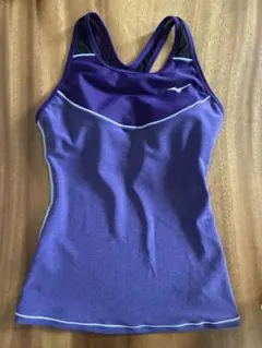 MIZUNO レディース スポーツ用水着 Sサイズ パープルのサムネイル