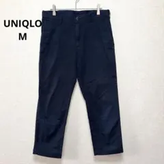 【 UNIQLO】　チノパン 76cm ネイビー スリムフィット センタープレス