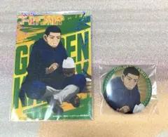 【ゴールデンカムイ】ファミマコラボ 月島軍曹 ブロマイド＆缶バッジセット