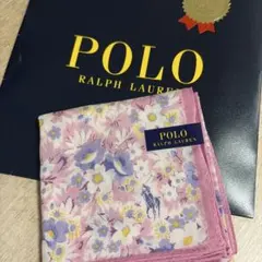 POLO RALPH LAUREN 花柄ハンカチ ピンクのサムネイル