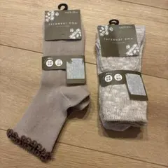 未使用　terawear emu 抗菌防臭ソックス 23-25cm