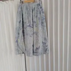 マーブルシュッドワイドパンツ