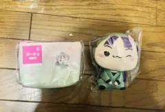 忍たまもちぴこ一番くじぬいぐるみとポーチセット【立花仙蔵】